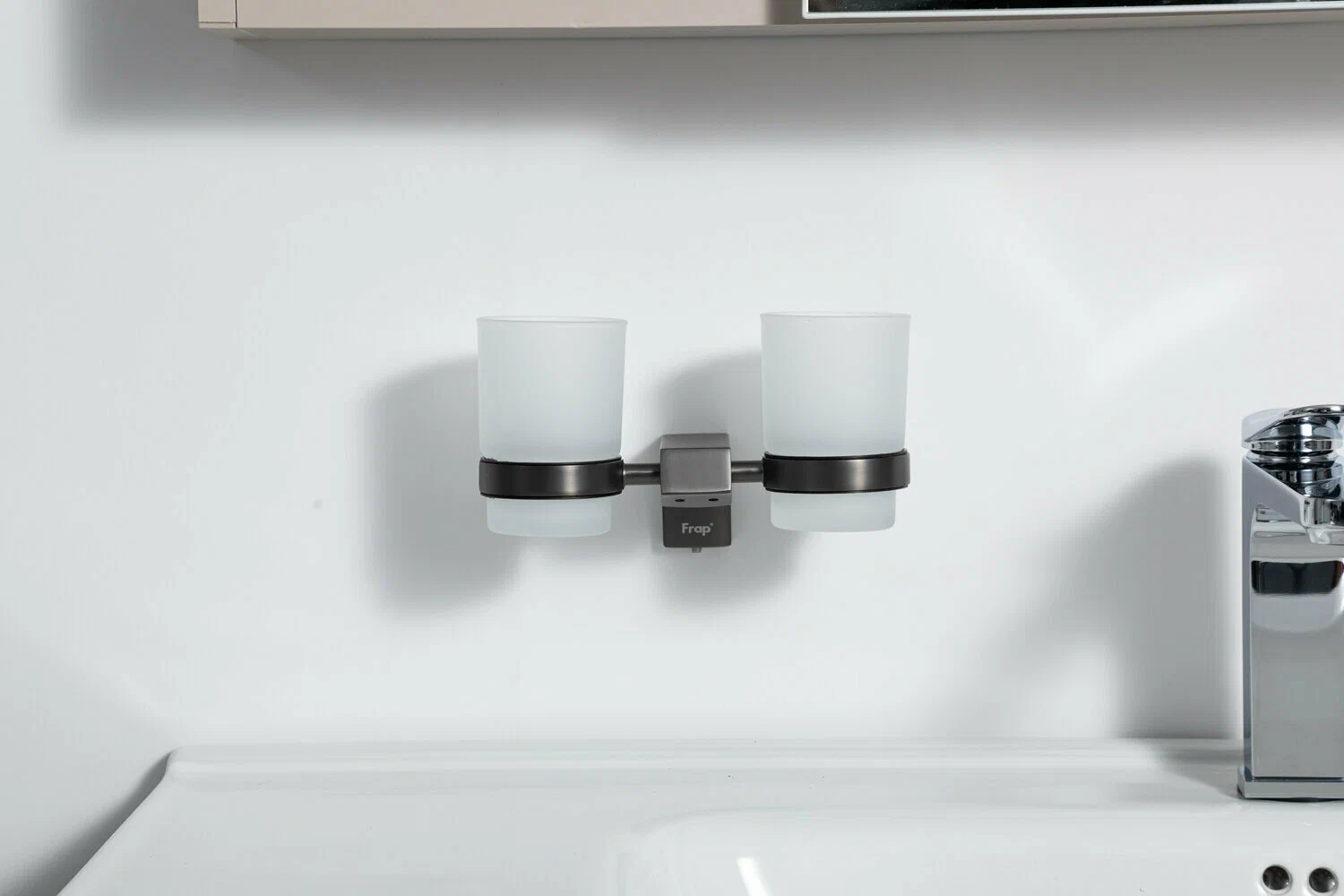 Стаканы для ванной Frap F306-9 F30608-9 оружейная сталь