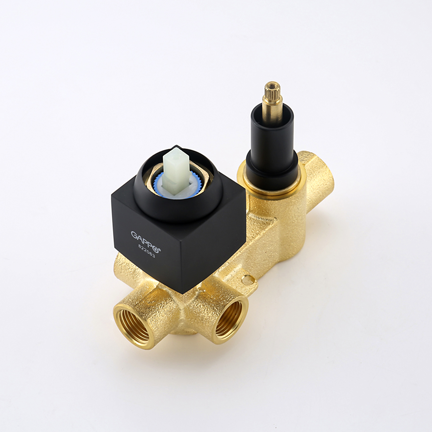 Встраиваемая душевая система Gappo G07-6 G7107-6 черная матовая