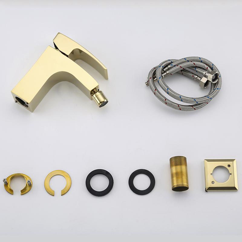 Смеситель для биде Gappo G07-3 G5007-3 золото