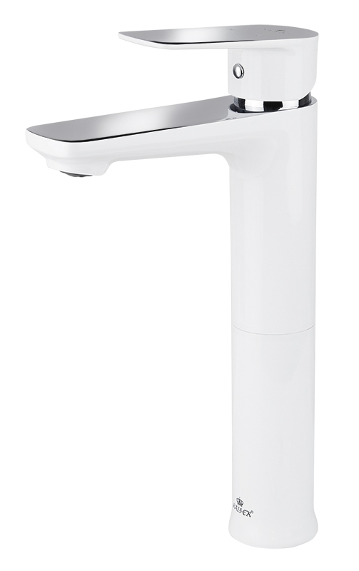 Смеситель для раковины высокий Kaiser Atrio 60033 Белый/хром