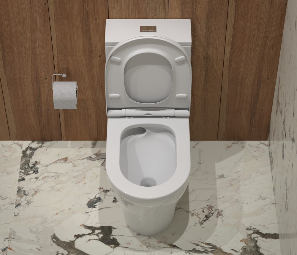 Унитаз-монолит безободковый EvaGold T1060