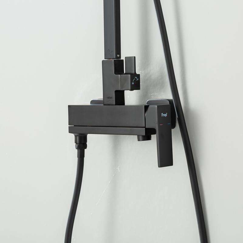 Душевая система Frap H91-6 F2491-6 черный