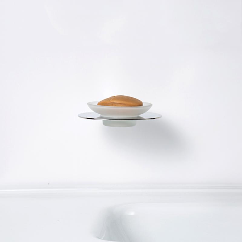 Мыльница Gappo G309-8 G30902-8 белый-хром