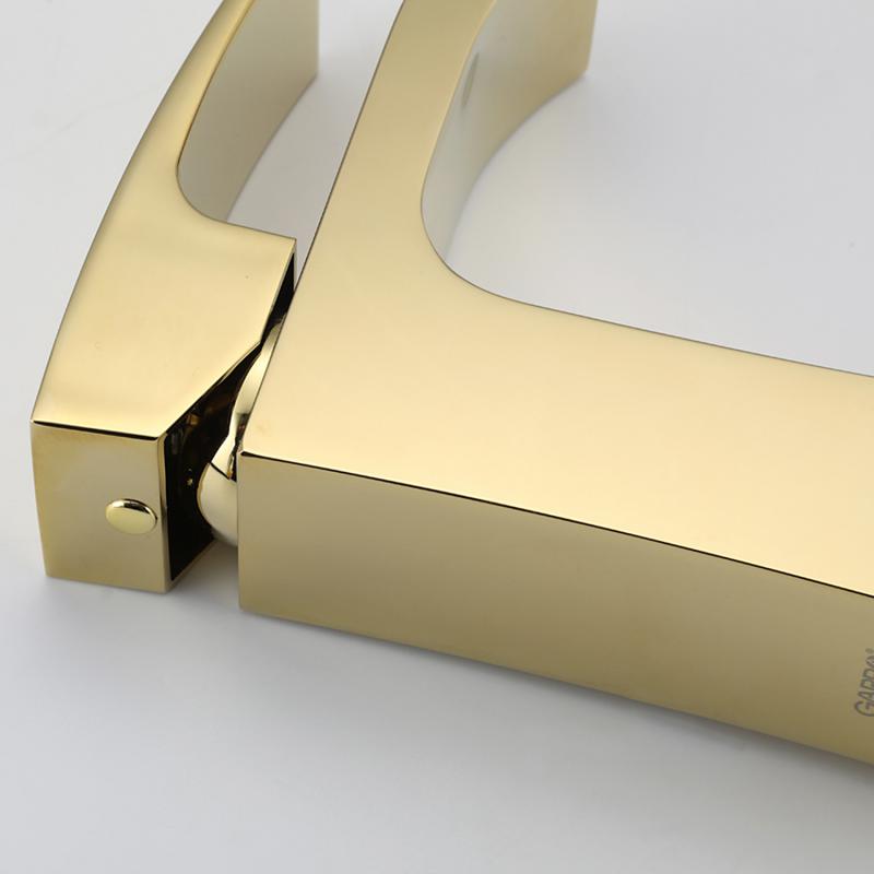 Смеситель для раковины Gappo G07-3 G1007-3 золото