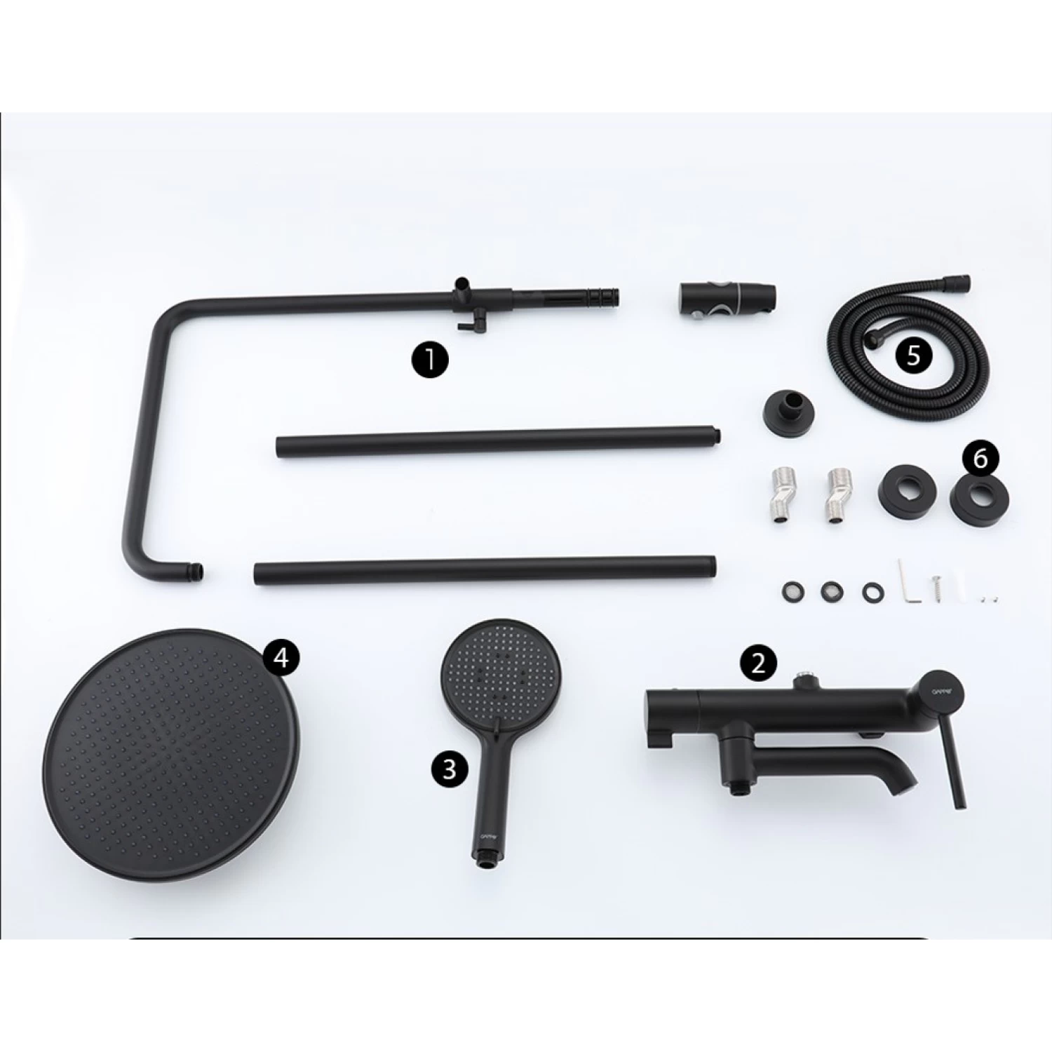 Душевая система Gappo G06-6 G2406-6 черный