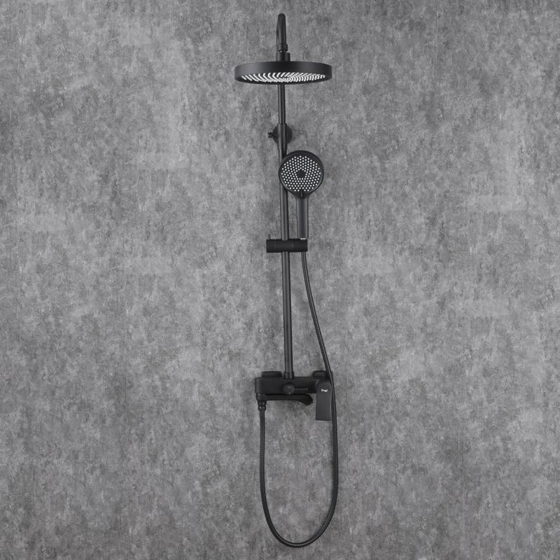 Душевая система Frap H75-6 F2475-6 черный