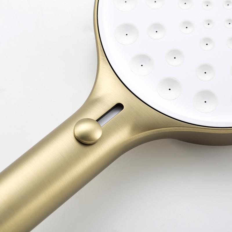 Встраиваемая душевая система Gappo G06-3 G7106-3 золотой сатин