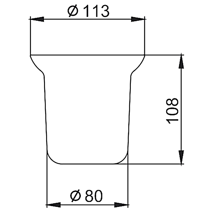 Стакан для ершика Frap F753
