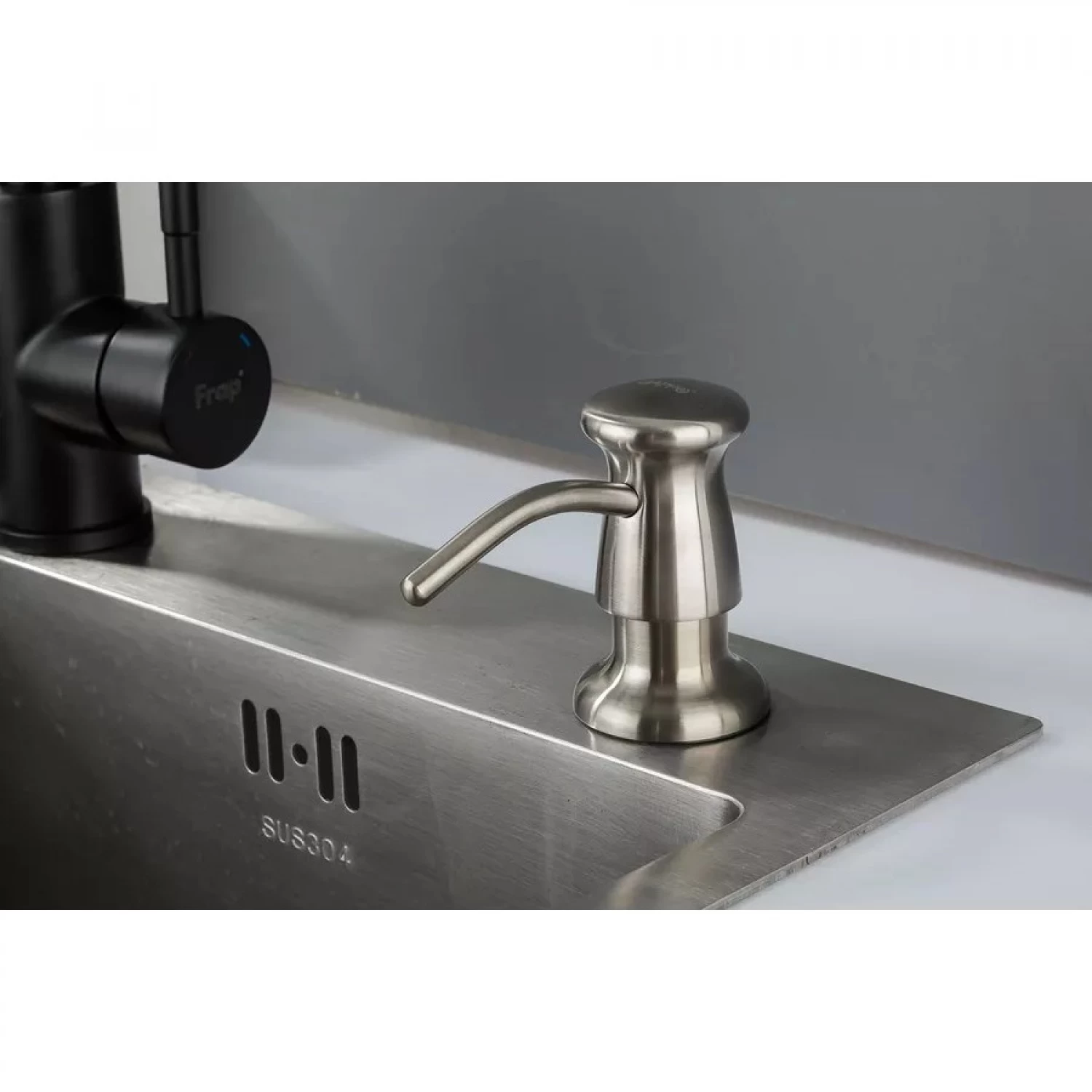 Встраиваемый дозатор для мойки Gappo G403-5 сатин