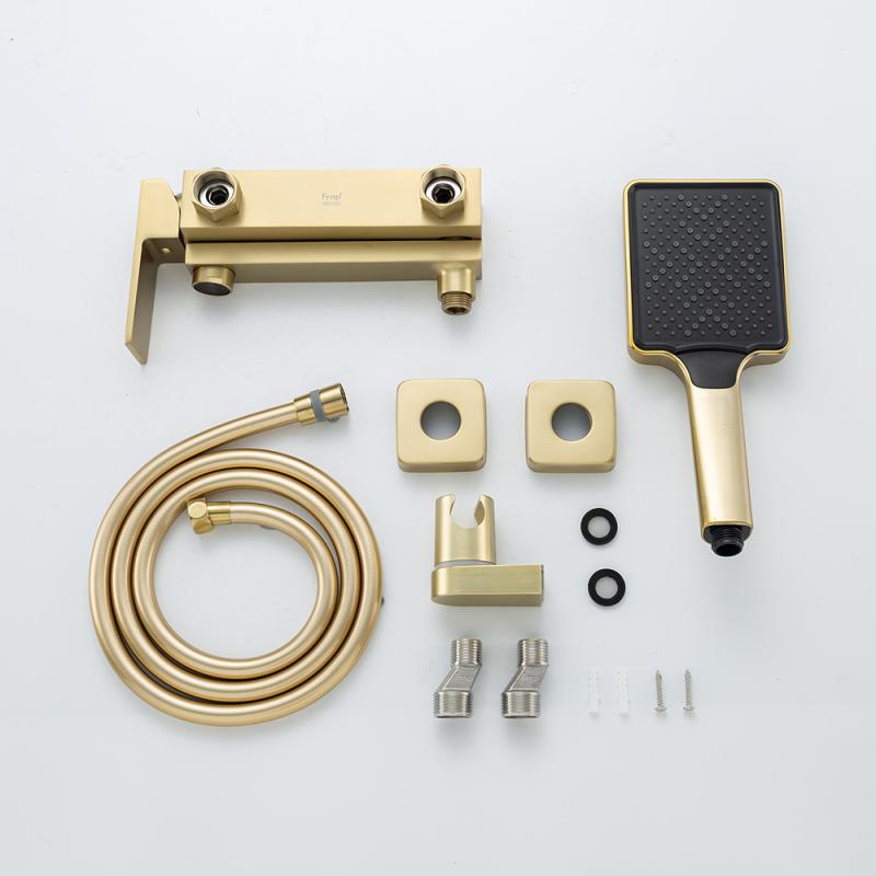 Смеситель для ванны Frap H91-3 F3291-3 золотой сатин