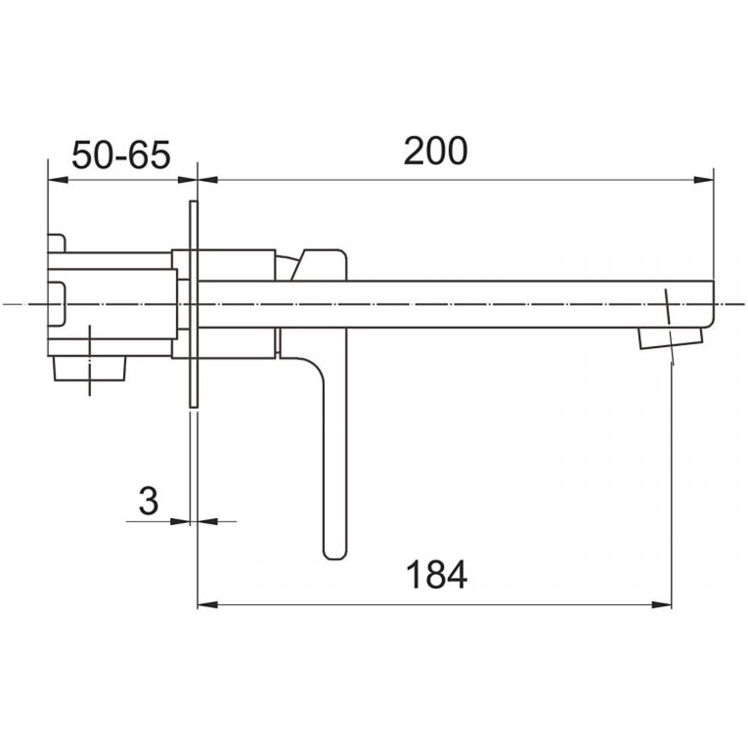 Встраиваемый смеситель для раковины Gappo G17-3 G1017-13 золотой сатин