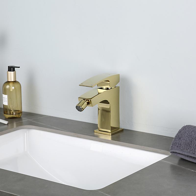 Смеситель для биде Gappo G07-3 G5007-3 золото