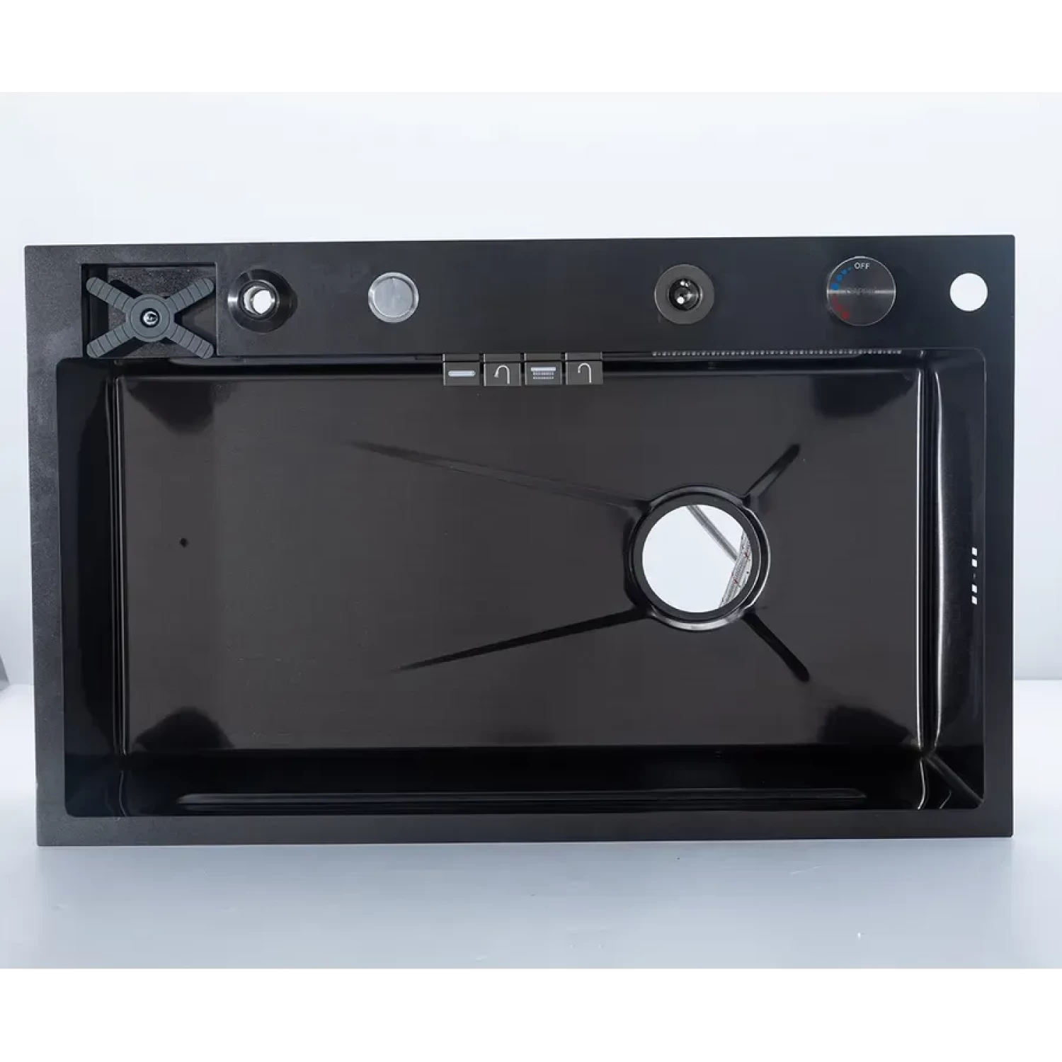 Многофункциональная мойка для кухни Gappo G7547-19 оружейная сталь