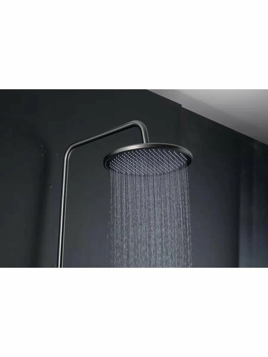 Душевая система Frap H85-9 F2485-9 оружейная сталь