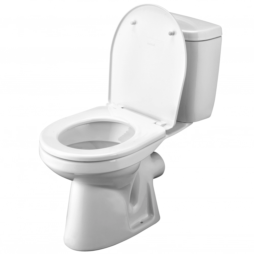 Унитаз-компакт Santek Анимо, горизонтальный выпуск, 1 режим, полипроп. 1.WH11.0.035