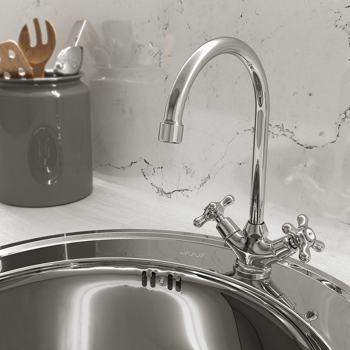 Смеситель для кухни Iddis Jeals 59000T4C+W04 хром