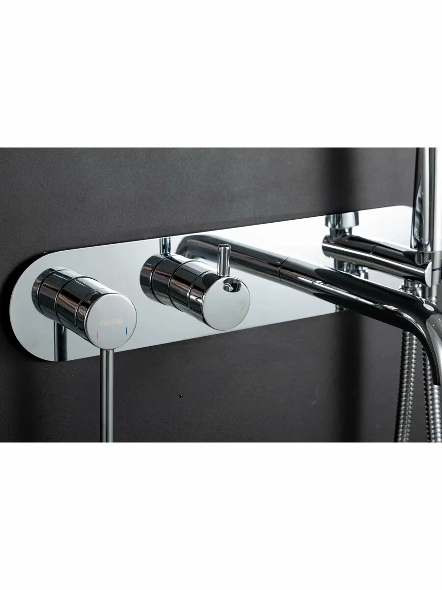 Смеситель для ванны встраиваемый Gappo G06 G3306 хром