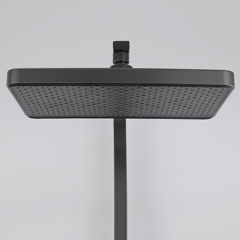 Душевая система Frap H76-9 F2476-9 оружейная сталь