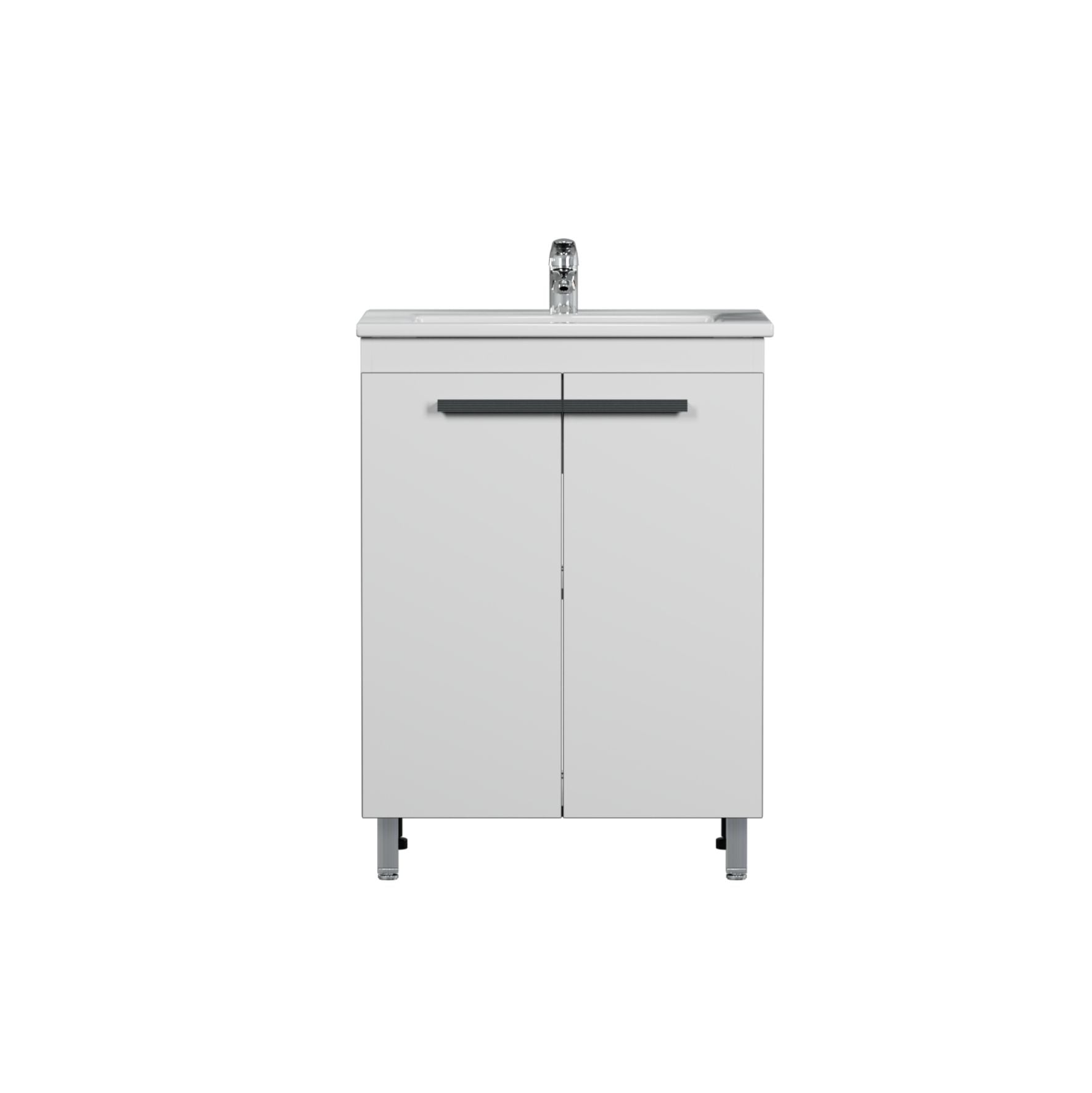 Напольная тумба Nova Vector 60 белая разобранная (Next-60)