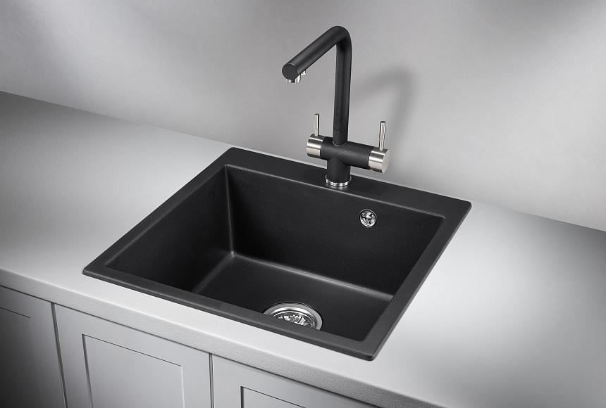 Кухонная мойка Granula GR-5102 Шварц (черный металлик)