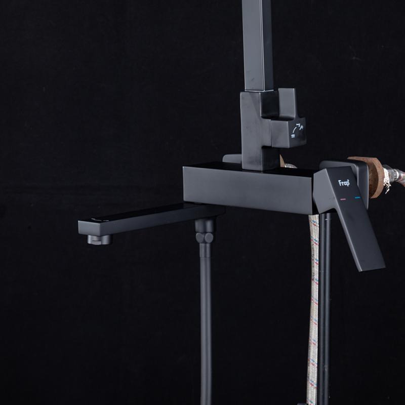 Душевая система Frap H91-6 F2491-6 черный