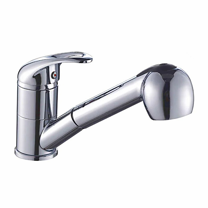 Вытяжной смеситель для кухни Frap H03 F6003 хром