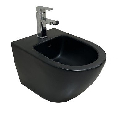 Подвесное биде CeramaLux 2197MB-1 Черное матовое