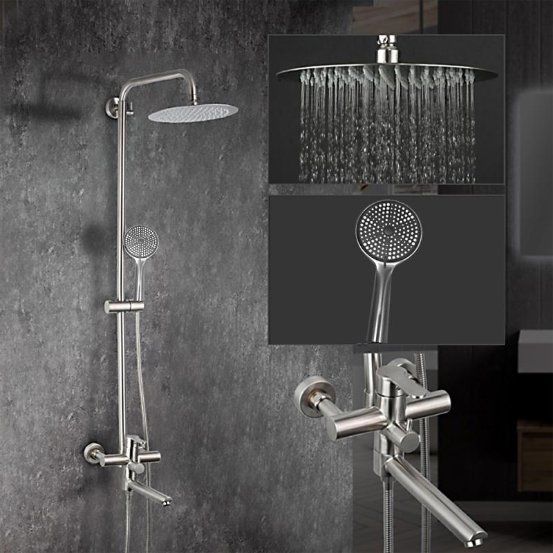 Душевая система Frap H801 F24801 сталь