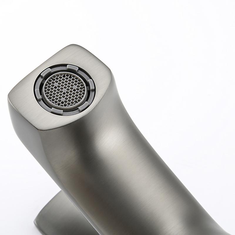 Смеситель для раковины Frap H71-9 F1071-9 оружейная сталь