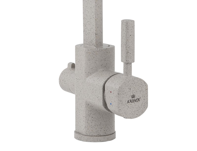 Смеситель для кухни с встроенным краном под питьевую воду Kaiser Decor 40144-4 Sandbeige