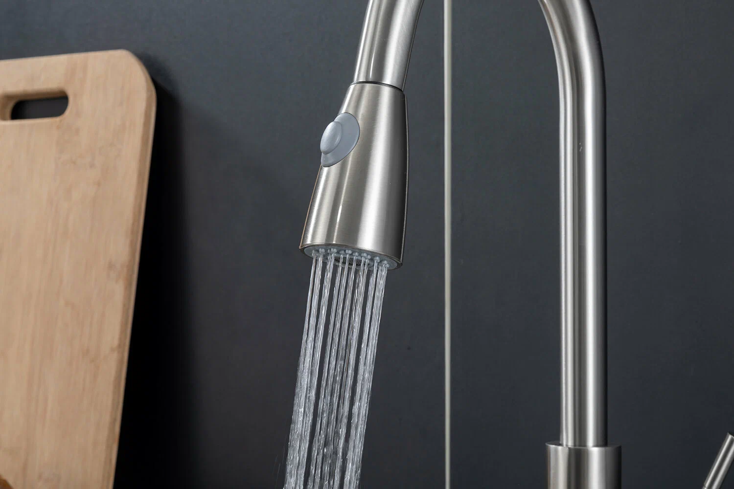 Вытяжной смеситель для кухни Frap H991 F60991-5 сатин