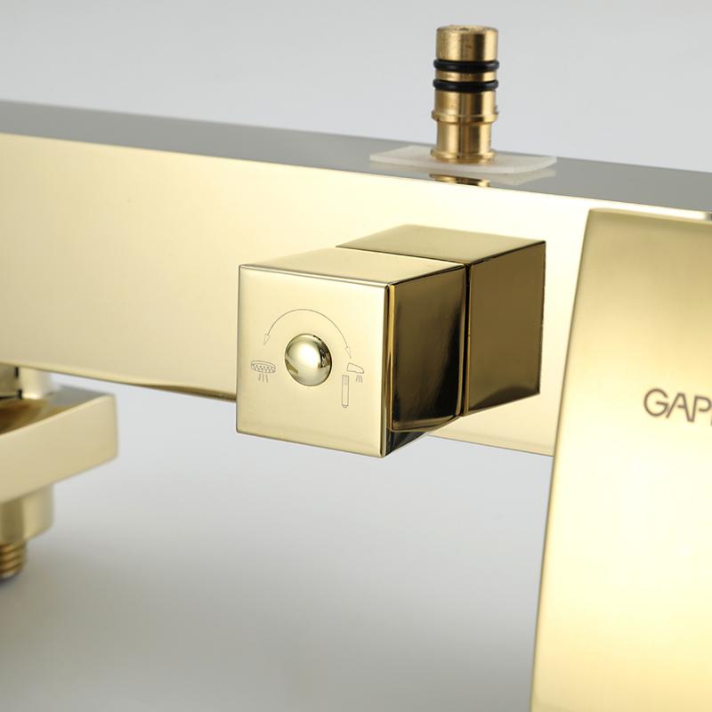 Душевая система Gappo G07-3 G2407-3 золото