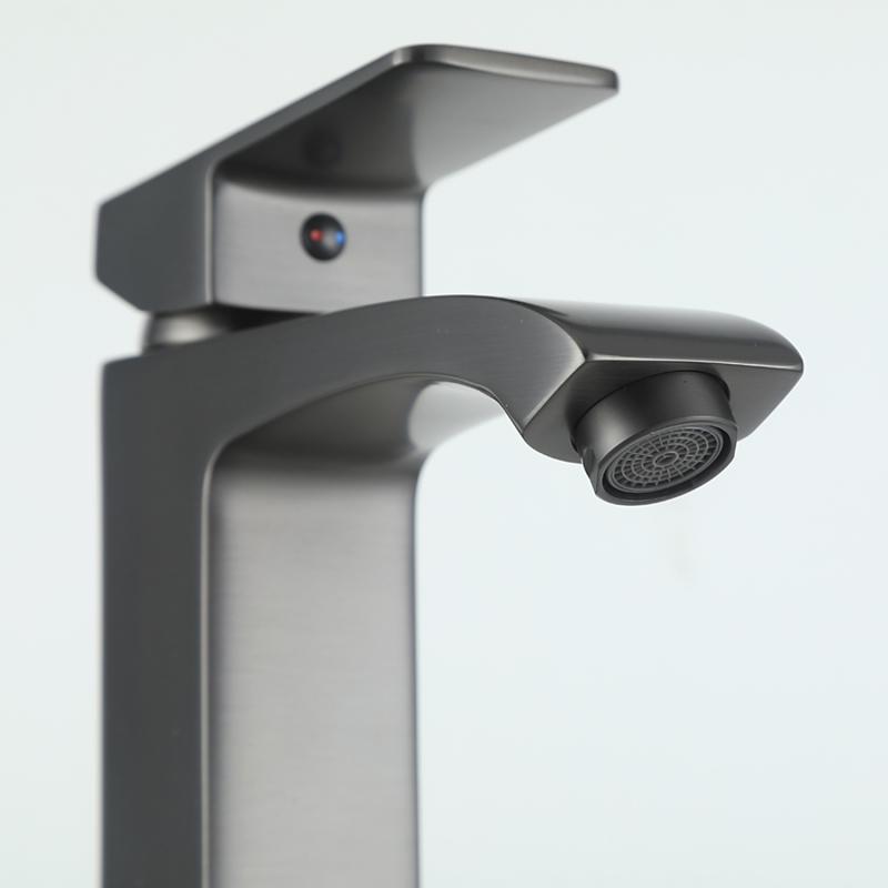 Смеситель для раковины Frap H76-9 F1076-9 оружейная сталь