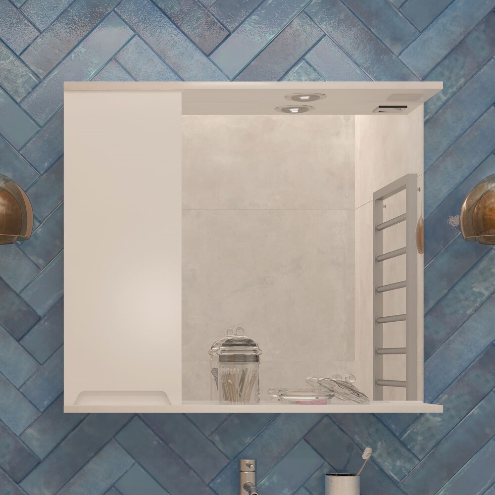 Шкаф-зеркало EvaGold Paola 80