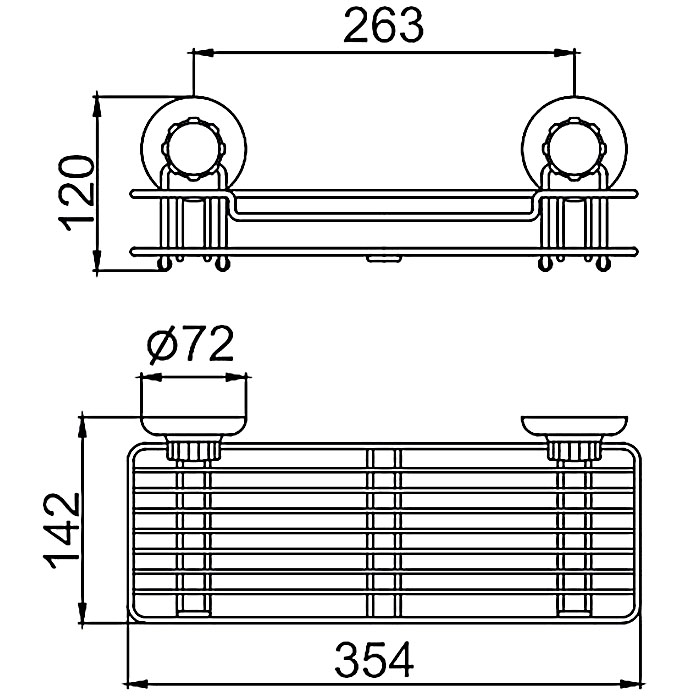 Полка для ванной Frap F3907