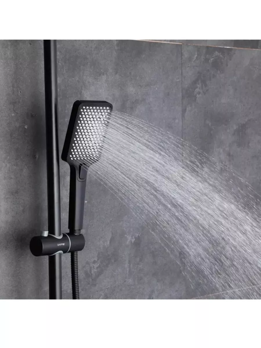 Душевая лейка 3 режима Gappo G013-6 черный