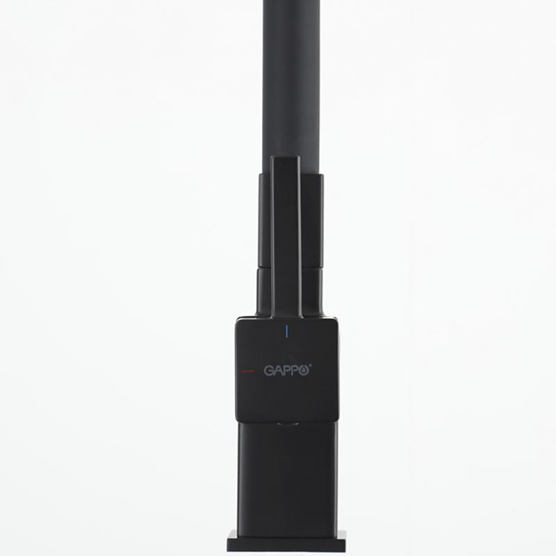 Смеситель для кухни с фильтром Gappo G95 G4395-66 черный
