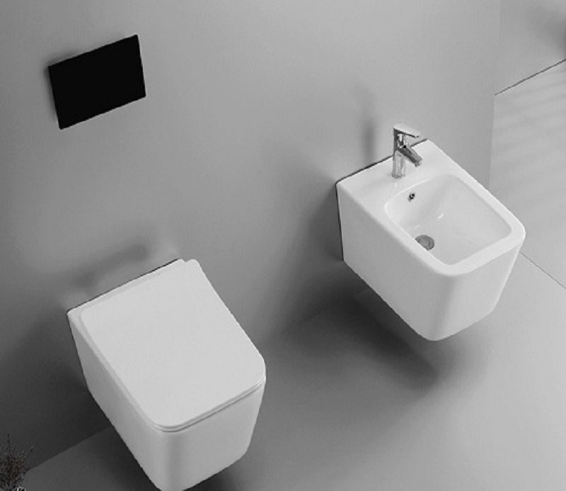 Подвесное биде CeramaLux NS5370 белое