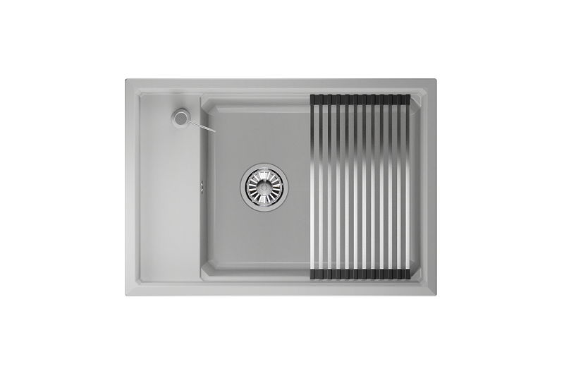 Кухонная мойка Granula KS-7305 Арктик (белый)