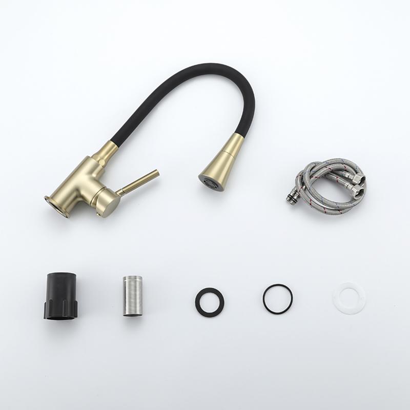 Смеситель для кухни Frap H44 F4044-3 золотой сатин