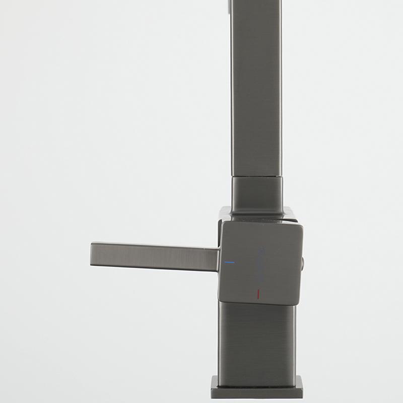 Смеситель для кухни с фильтром Gappo G95 G4395-59 оружейная сталь