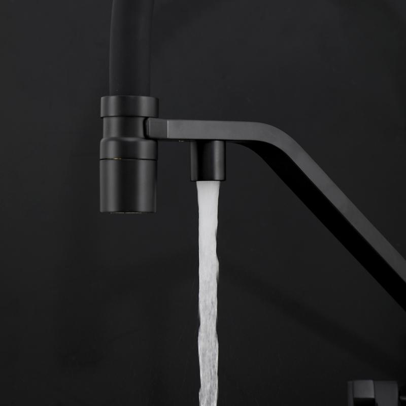 Смеситель для кухни с фильтром Gappo G95 G4395-66 черный