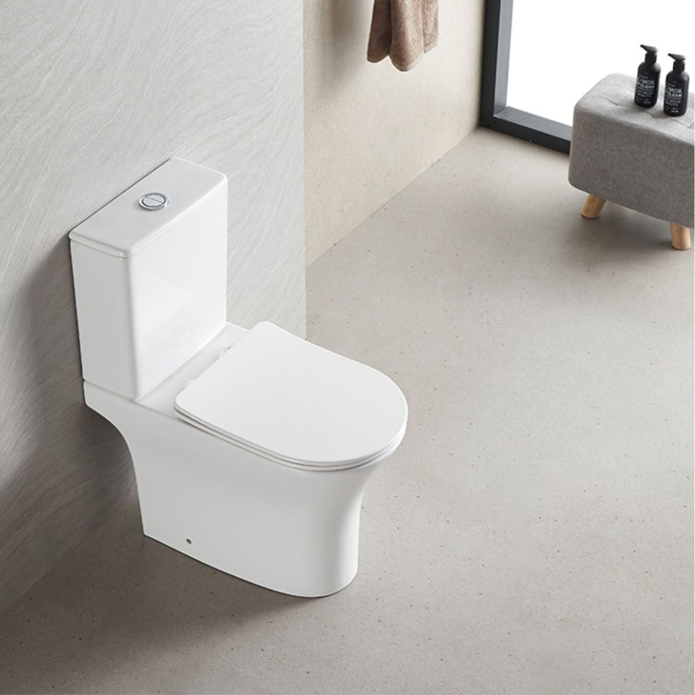 Унитаз-компакт Мирсант Rock с крышкой Soft-close