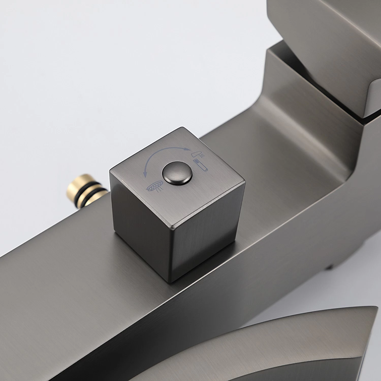 Душевая система Gappo G07-9 G2407-9 оружейная сталь