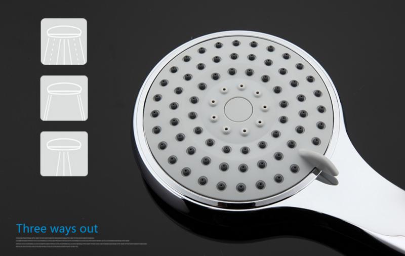 Душевая лейка 3 режима Gappo G18 хром