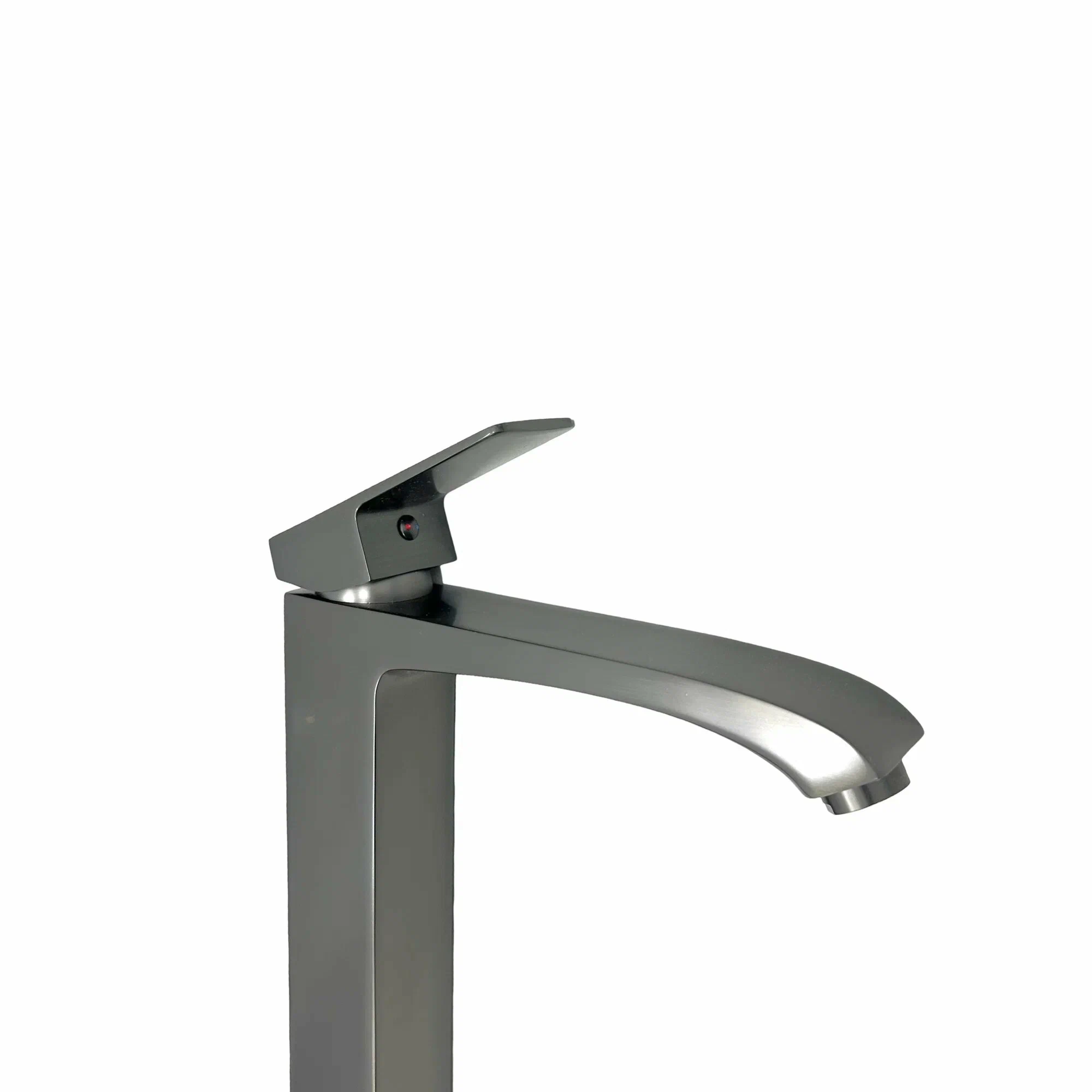 Высокий смеситель для раковины Frap H76-9 F1076-29 оружейная сталь