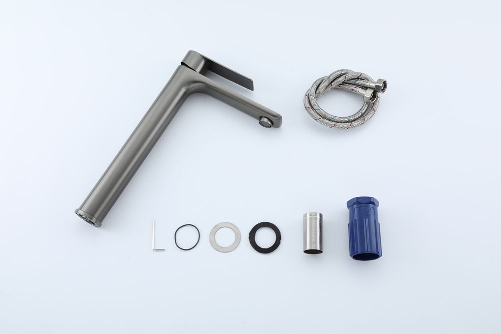 Высокий смеситель для раковины Frap H806-9 F10806-29 оружейная сталь