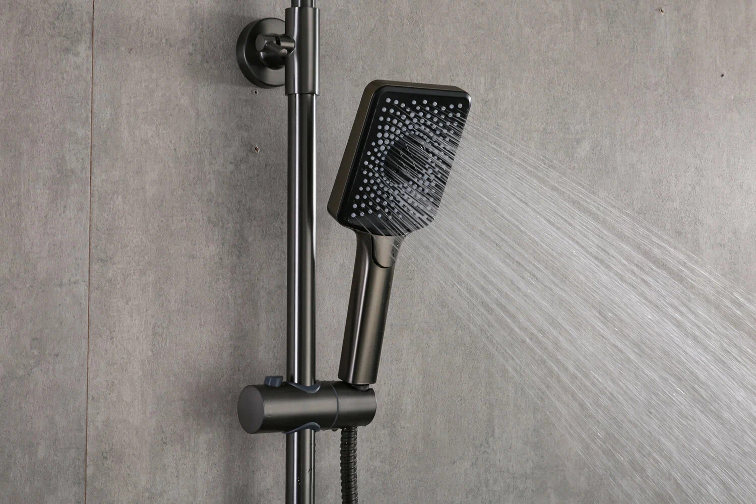 Душевая система Frap H71-9 F2471-9 оружейная сталь