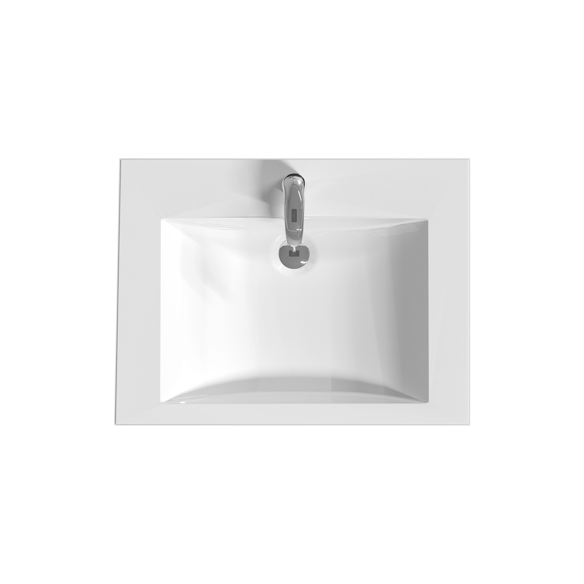 Тумба 1Marka Этюд 58 П 1 в.я. Белый глянец