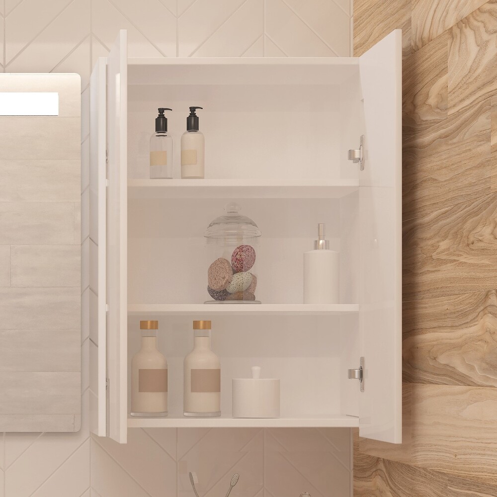 Навесной шкаф EvaGold 60 белый глянец